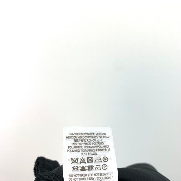 Boden Velvet Velour Tapered Straight Leg Trouser Pant Black Size 6 Regular - Picture 7 of 7